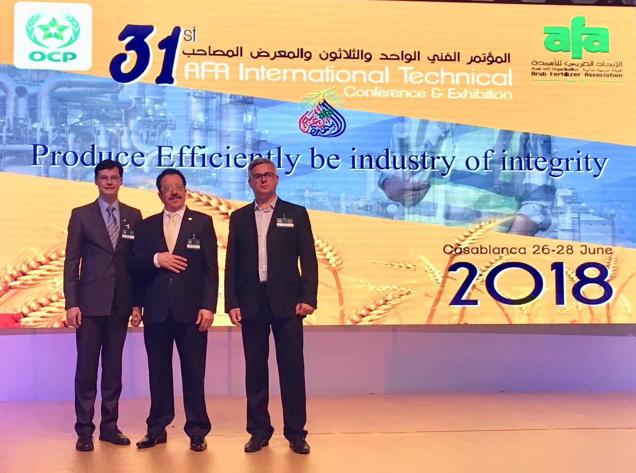 Представители ОАО «НИИК» приняли участие в Технической конференции Ассоциации арабских производителей удобрений AFA в Марокко
