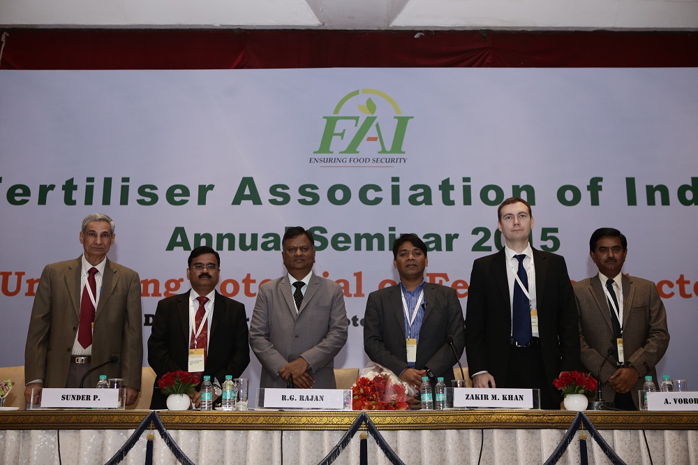 NIIK delegation attended Annual Seminar 2015 organized by Fertilizer Association of India which held on December 2-4, 2015 in New Delhi, India. 