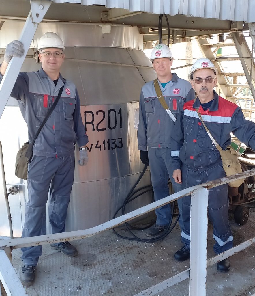 Обследование оборудования высокого давления и ремонт реактора синтеза на ОАО «Гродно Азот»